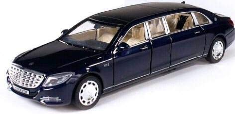 1:32 Scale Exclusive Alloy Metal Pull Back Die-cast Car Model with Sound Light Mini Auto Toy for Kids Metal Model Toy Car with Sound and Light? (Maybach S 600 Limousine - Multi-1)