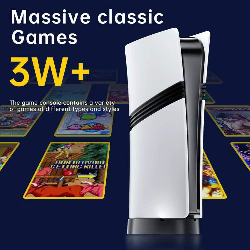 Pro Classic TV Video Game Console with 30000 Games and 1080 Output with 53 Simulators for PSP Games
