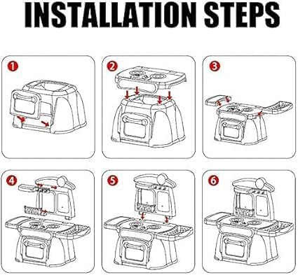 26 Pcs Mini Kitchen Play Set Realistic Sound Light,Smoke,Play Food, Cooking Stove with Steam for Toddlers Chef Role Play Toy Kitchen Accessories Set for Kids
