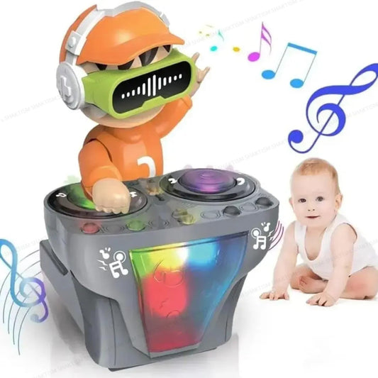 DJ Coco Musical Toy with LED Lights, Bump & Go Action, Moving Tyres, Sound Effects for Kids