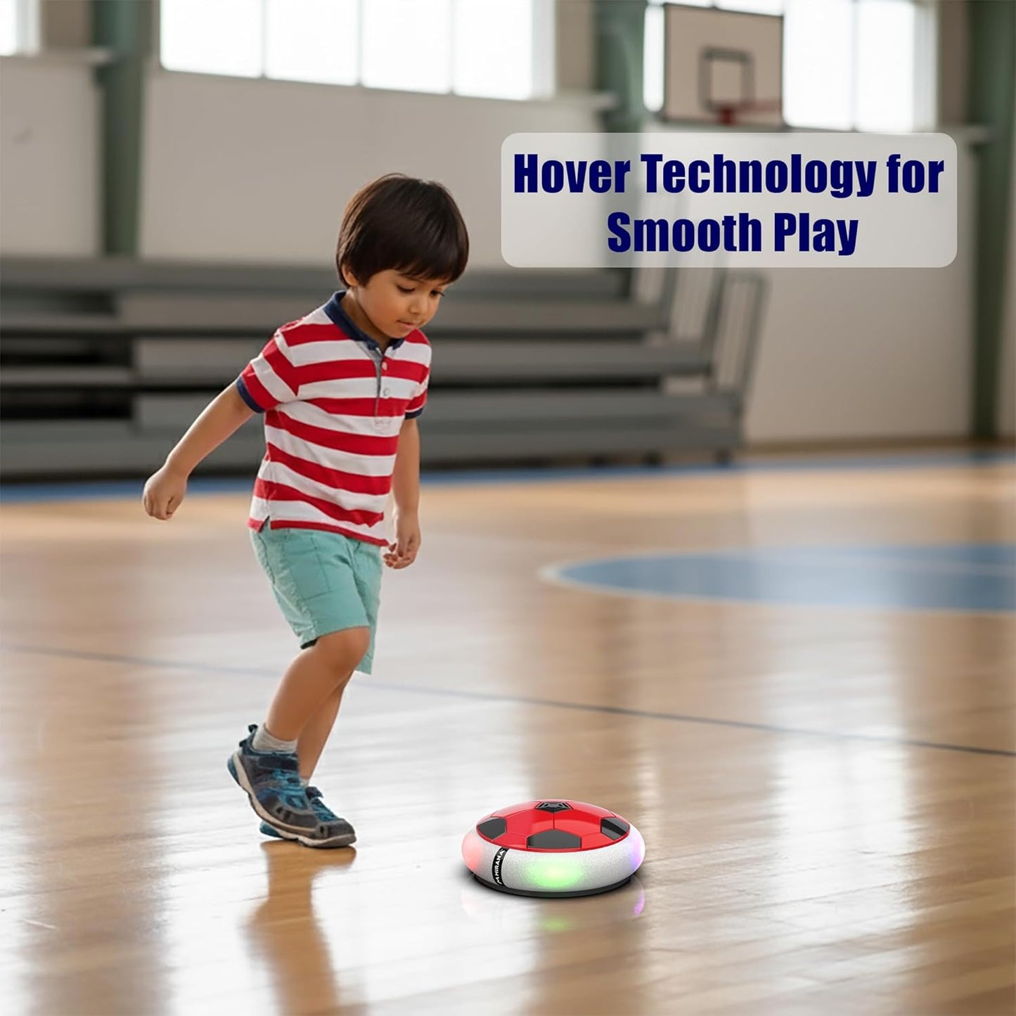 Hover Football Indoor Floating Hoverball Soccer | Air Football Smart | Made in India Fun Toy Best Gift for Kids Boys and Girls 2-10 Years