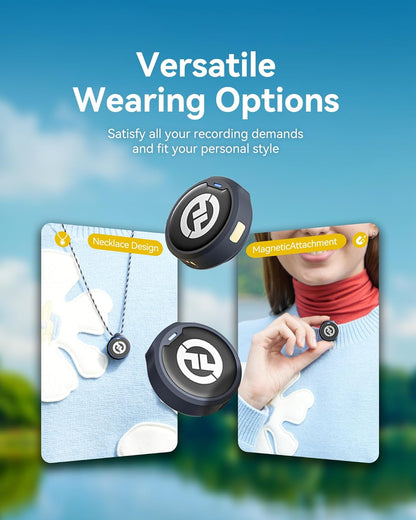 Hollyland Lark M2 Wireless Microphone for iPhone/Camera/Android/PC, 48kHz/24-bit High Fidelity Audio, 300m Range, Noise Cancelling, 40h Use, YouTube, Vlog, Streaming (2TX + 3RX + Charging Case)