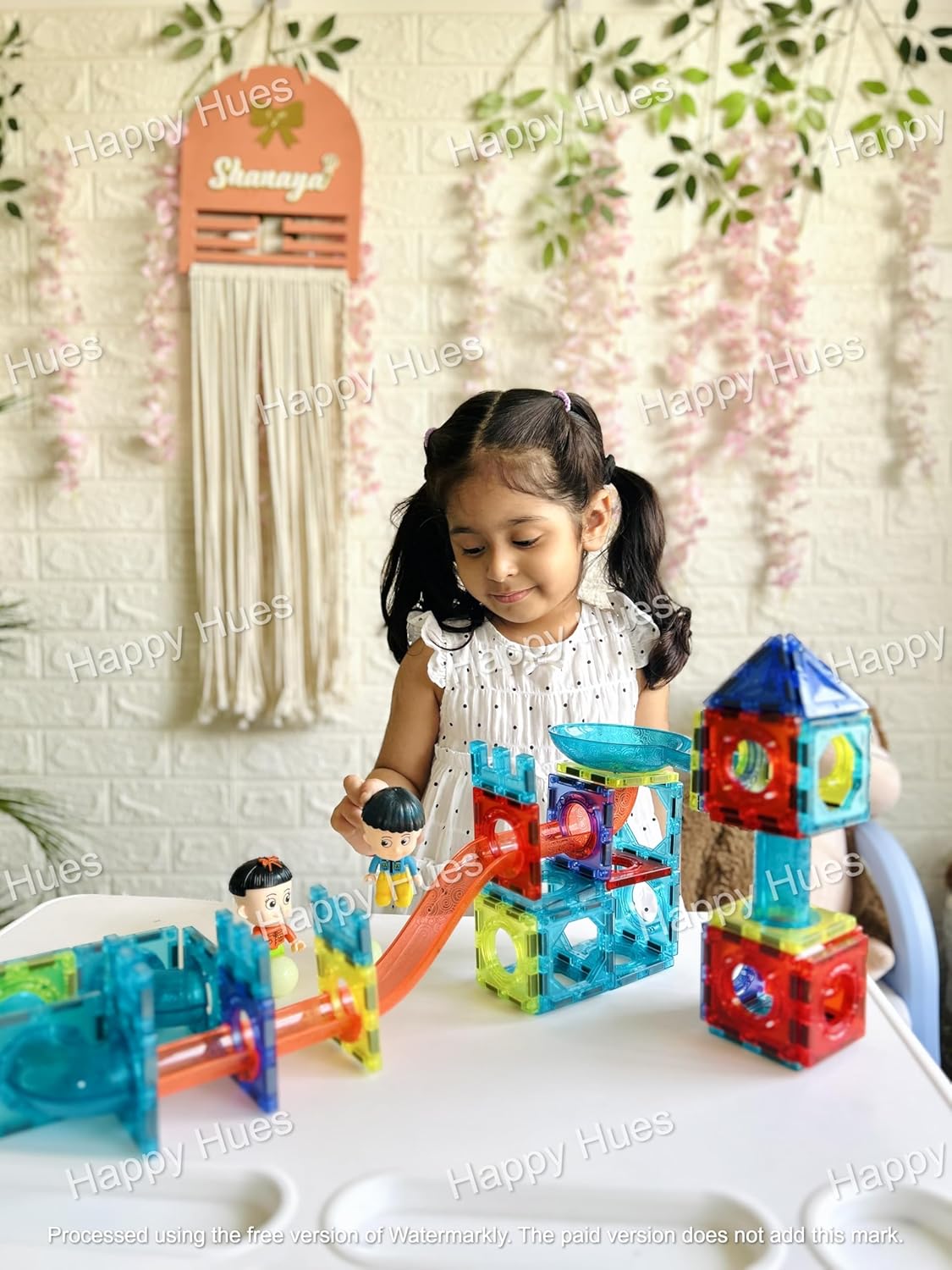 Light Magnetic Tiles Building Blocks for Kids (40 Pc) | 3D Clear STEM Educational Toys| Magnetic Marble Run for Boys & Girls 3 4 5 6 7 8 9+ | Creative Gift, 40 Pieces